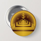 ゴールデン銀行回廊ド白熱［赤熱］光を放つルファイナンス 缶バッジ (正面&裏面)