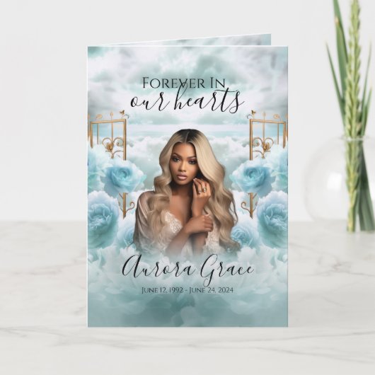 ゴールデン門天国記念葬式プログラム プログラム (正面)