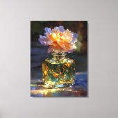 ゴールデン開花エリクサードリームライクフローラ香水 キャンバスプリント (正面)