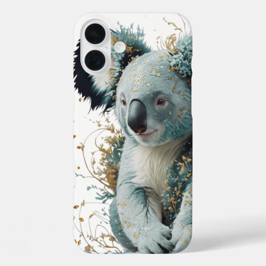 ゴールデン開花コアラ Case-Mate iPhoneケース (裏面)