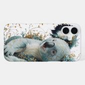 ゴールデン開花コアラ iPhoneケース (裏面横)