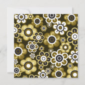 ゴールデン開花シックスウィート16バースデーパーティー招待状 招待状 (裏面)