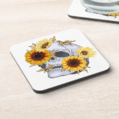 ゴールデン開花スカル コースター (左側)