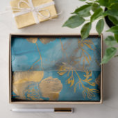 ゴールデン開花ボタニカルティッシュペーパー 薄葉紙 (ギフト)