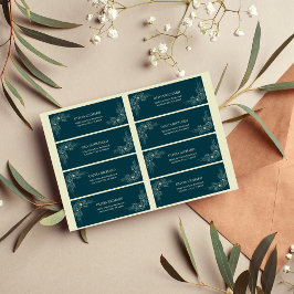 ゴールデン開花結婚差出人住所ラベル ラベル