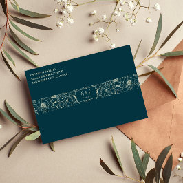 ゴールデン開花結婚式招待状ベリーバンド 招待状ベリーバンド