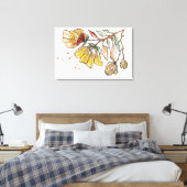 ゴールデン開花 キャンバスプリント (インサイチュ (寝室))