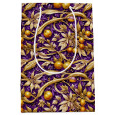 ゴールデン離れとザクロ紫 ミディアムペーパーバッグ (正面)