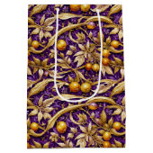 ゴールデン離れとザクロ紫 ミディアムペーパーバッグ (裏面)