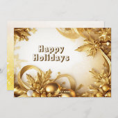 ゴールデン離れクリスマスカード シーズンカード (正面/裏面)