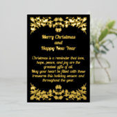 ゴールデン離れクリスマスフォイルカード 箔シーズンカード (立ち正面)