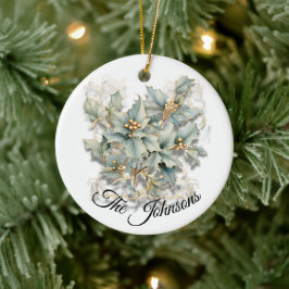 ゴールデン離れホリー – カスタム セラミックオーナメント