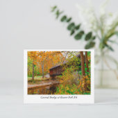 ゴールデン離れ秋とタイムレス美しい：ビーバーPA ポストカード (スタンド正面)