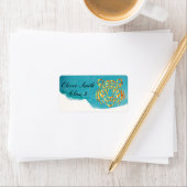 ゴールデン顔パーソナライズされたタイガースクールラベル ラベル (インサイチュ)