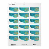 ゴールデン顔パーソナライズされたタイガースクールラベル ラベル (フルシート)