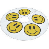 ゴールデン顔 ブラッシュドポリエステルツリースカート (アングル)