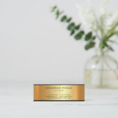 ゴールデン魅力的デザイングモダンラマラープレーン スキニー名刺 (スタンド正面)