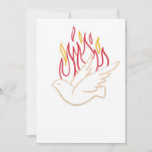 ゴールデン鳩の確認招待状 招待状 (裏面)