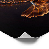 ゴールデン鳩の聖霊 – AI ポスター (角)