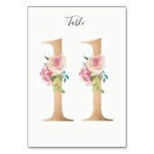 ゴールデン11フローラテーブル番号カード テーブルナンバー (裏面)