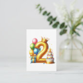 ゴールデン2歳の誕生日 エンクロージャーカード (スタンド正面)