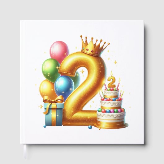ゴールデン2歳の誕生日 ゲストブック (正面)