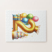 ゴールデン2歳の誕生日 ジグソーパズル (横)