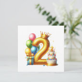 ゴールデン2歳の誕生日 招待状 (スタンド正面)