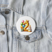 ゴールデン2歳の誕生日 缶バッジ (インサイチュ)