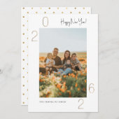 ゴールデン2023年新年の写真カード シーズンカード (正面/裏面)