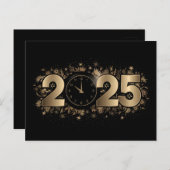 ゴールデン2025新年お祝い シーズンポストカード (正面/裏面)