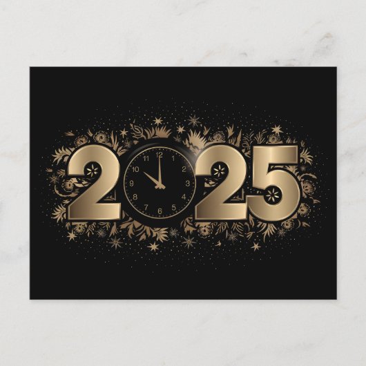 ゴールデン2025新年お祝い シーズンポストカード (正面)
