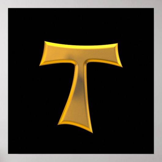 ゴールデン3-Dルックフランシスカンタウクロス ポスター (正面)