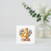ゴールデン4歳の誕生日 エンクロージャーカード (スタンド正面)