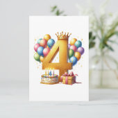 ゴールデン4歳の誕生日 出欠カード (スタンド正面)