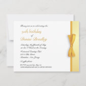 ゴールデン50バースデーパーティ招待状 招待状 (裏面)