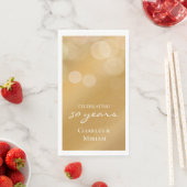 ゴールデン50周年結婚パーティーナプキンス (インサイチュ)