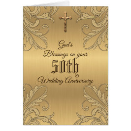ゴールデン50周年結婚記念 祝福の祈り