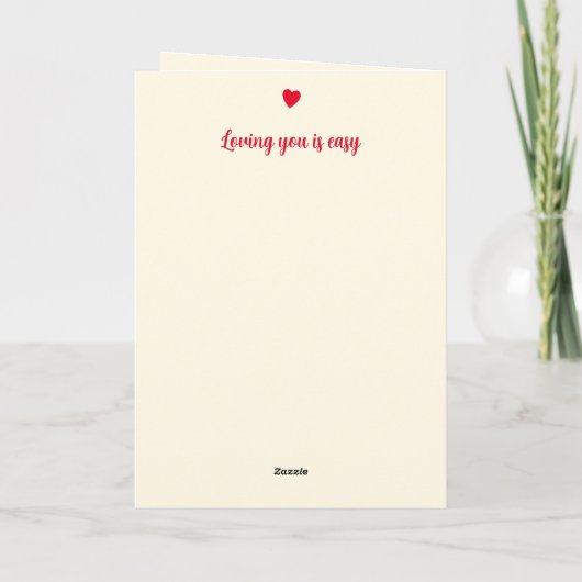 ゴールデン50周年記念ハッピー年数レッドクリーム カード (裏面)