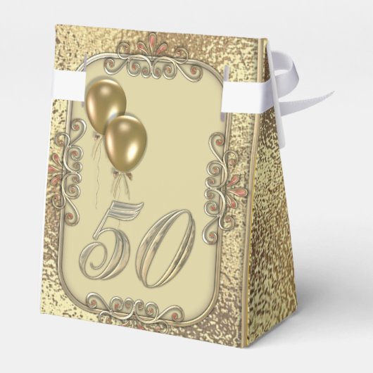 ゴールデン50周年記念パーティーグディーお願い箱 フェイバーボックス (裏面サイド)