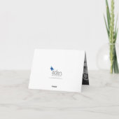 ゴールデン50周年　あなた自身の写真を追加してハート サンキューカード (裏面)