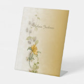 ゴールデン50th誕生日ペデスタルのサイン 台座サイン (正面)