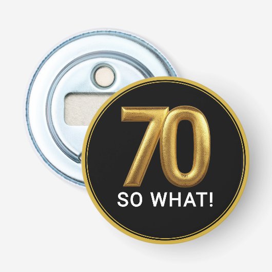 ゴールデン70 So What 誕生日パーティー 栓抜き (正面)