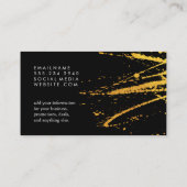 ゴールデン(ばちゃばちゃ)跳ねる 名刺 (裏面)