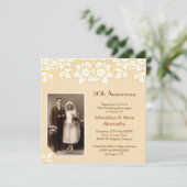 ゴールデン・アニバーサリー　フォト　招待状 招待状 (スタンド正面)