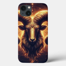 ゴールデン・アリーズ・ゾディアック・シンボル iPhone 13ケース