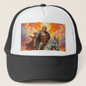 ゴールデン・アーマーの英雄的なトランプ・ウォリアー キャップ (正面)