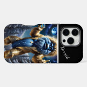 ゴールデン・イエティの寝酒 iPhoneケース (裏面横)