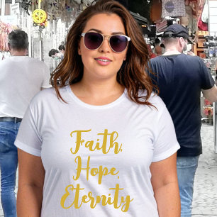 ゴールデン・インスピレーション プラスサイズTシャツ