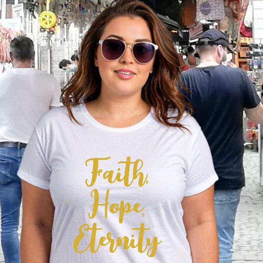 ゴールデン・インスピレーション プラスサイズTシャツ